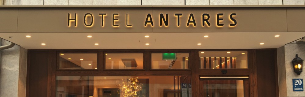 New hotel entrance