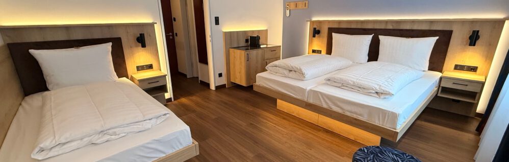 Three-bed room comfort